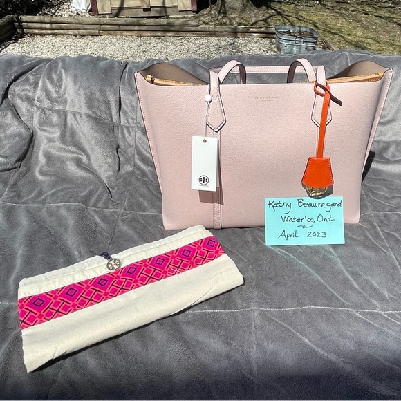 Tory Burch Perry Triple Compartment Tote - Picture 1 of 15